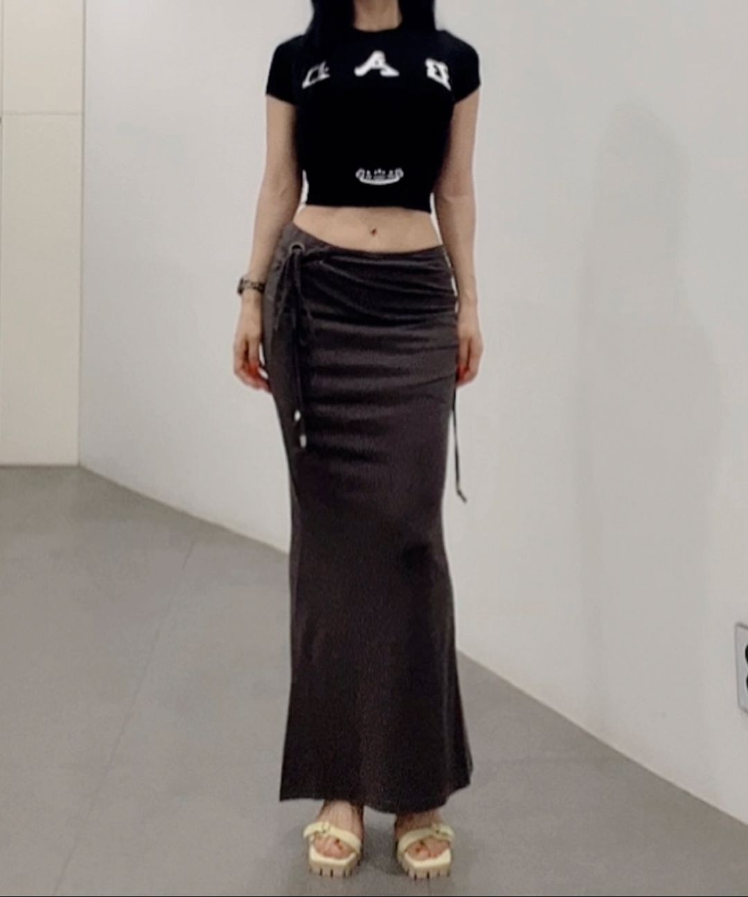 MUSINSA | BADBLOOD Mystic Logo Jersey Short Sleeve Slim Fit