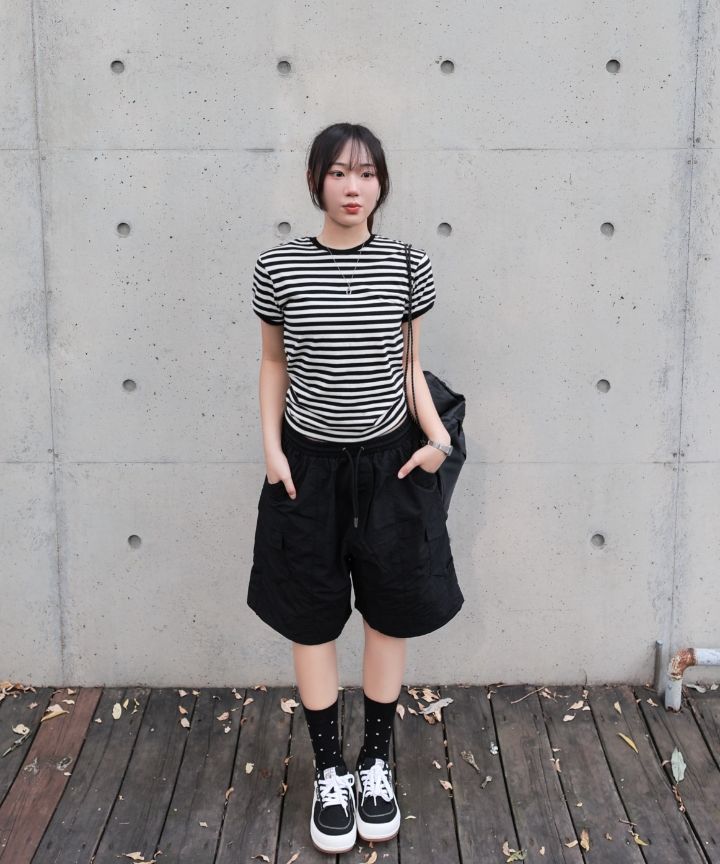 [CPGN STUDIO]★25SS★韓国人気★BUTTON CROP RINGER TEE CPGN STUDIO]☆25SS☆韓国人気☆BUTTON CROP RINGER TEE CPGN