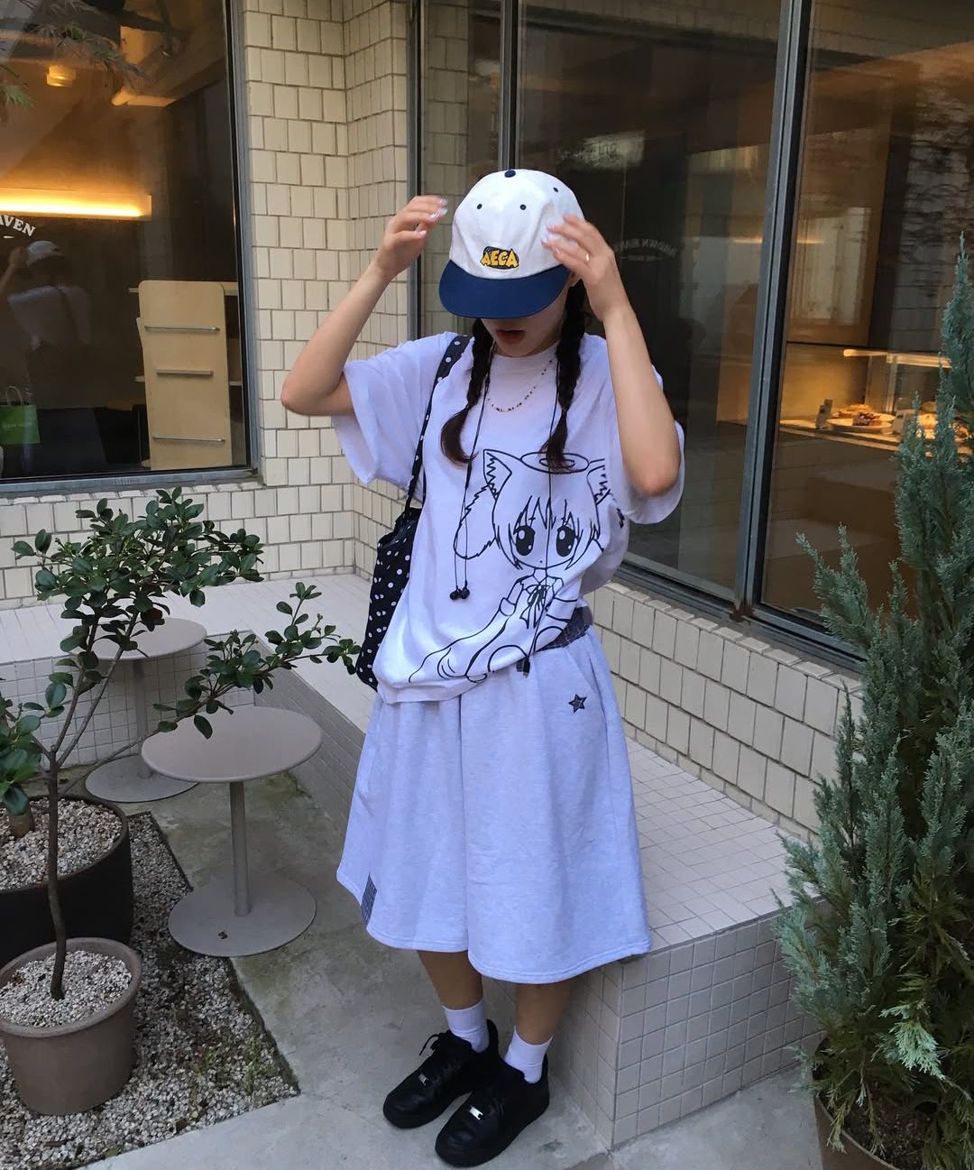 ◆25SS ITZAVIBE CAT GIRL T SHIRT/2色◆ SHOP - TOP - ITZAVIBE