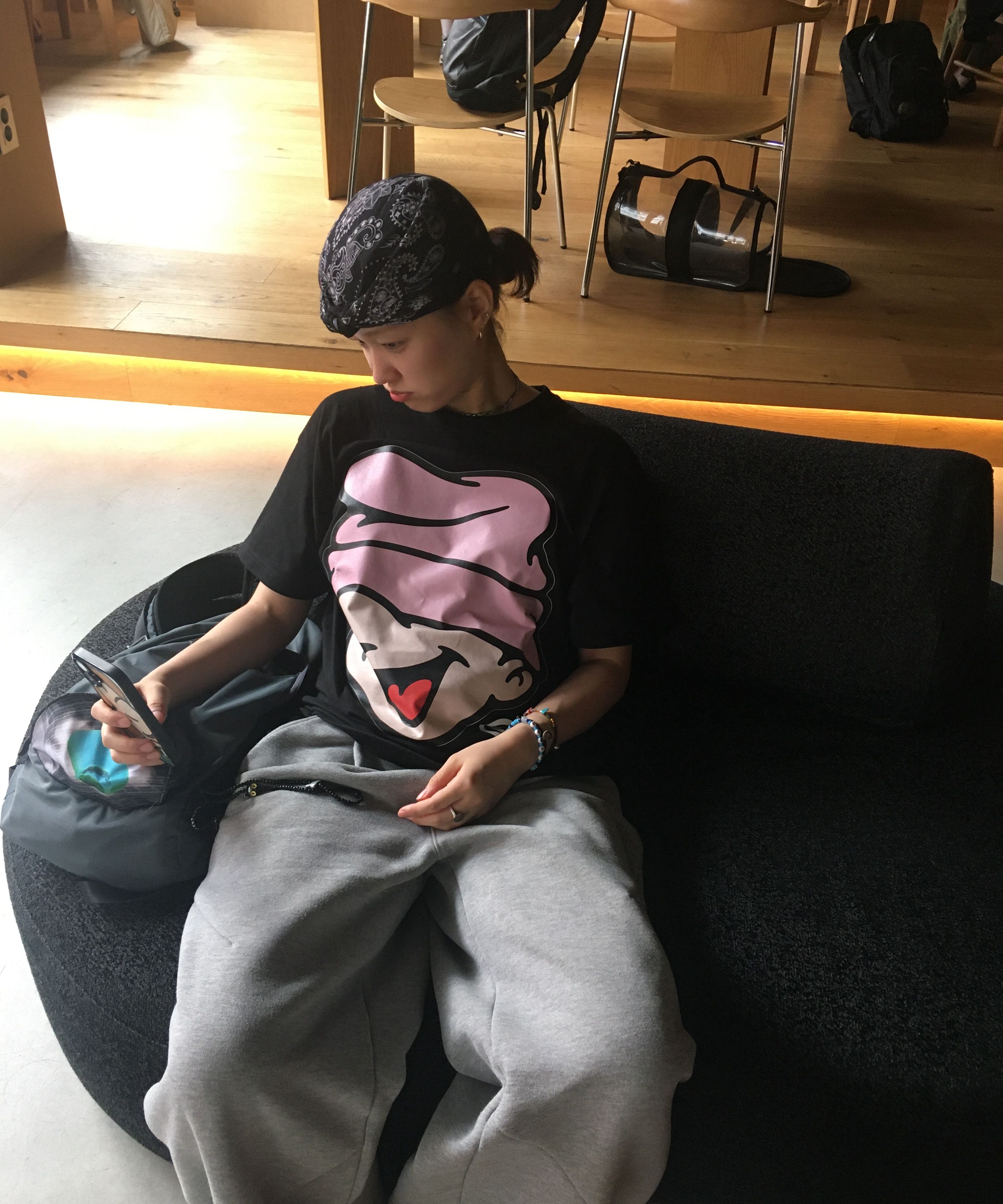 MUSINSA | THE COLDEST MOMENT TCM starfish sweat pants (grey)