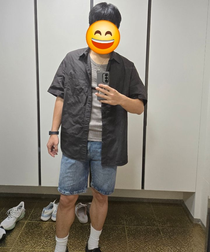 MUSINSA | MUSINSA STANDARD Relaxed Washed Poplin Short