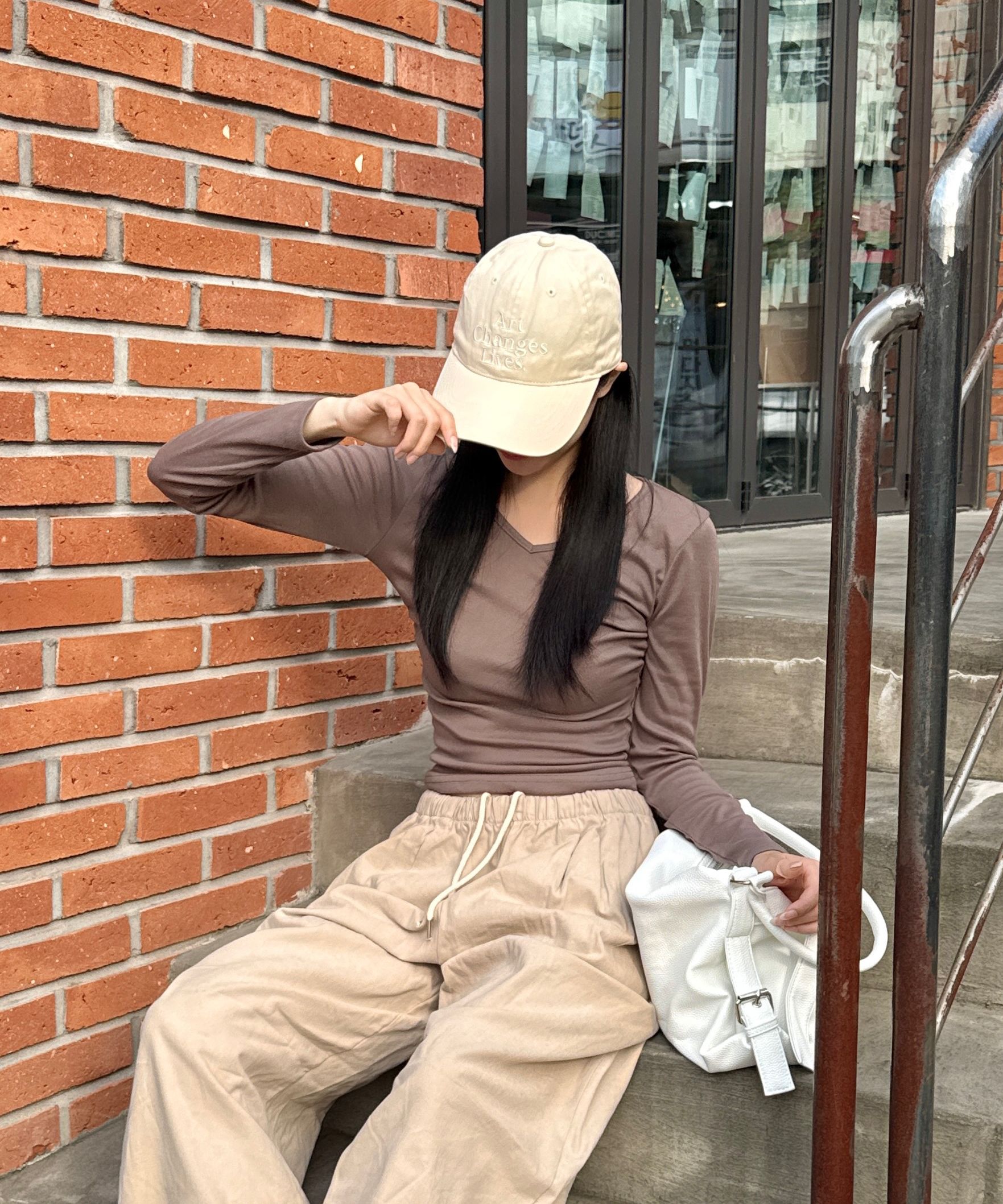 MUSINSA公式 | LADY VOLUME アートチェンジズ コットンボールキャップ