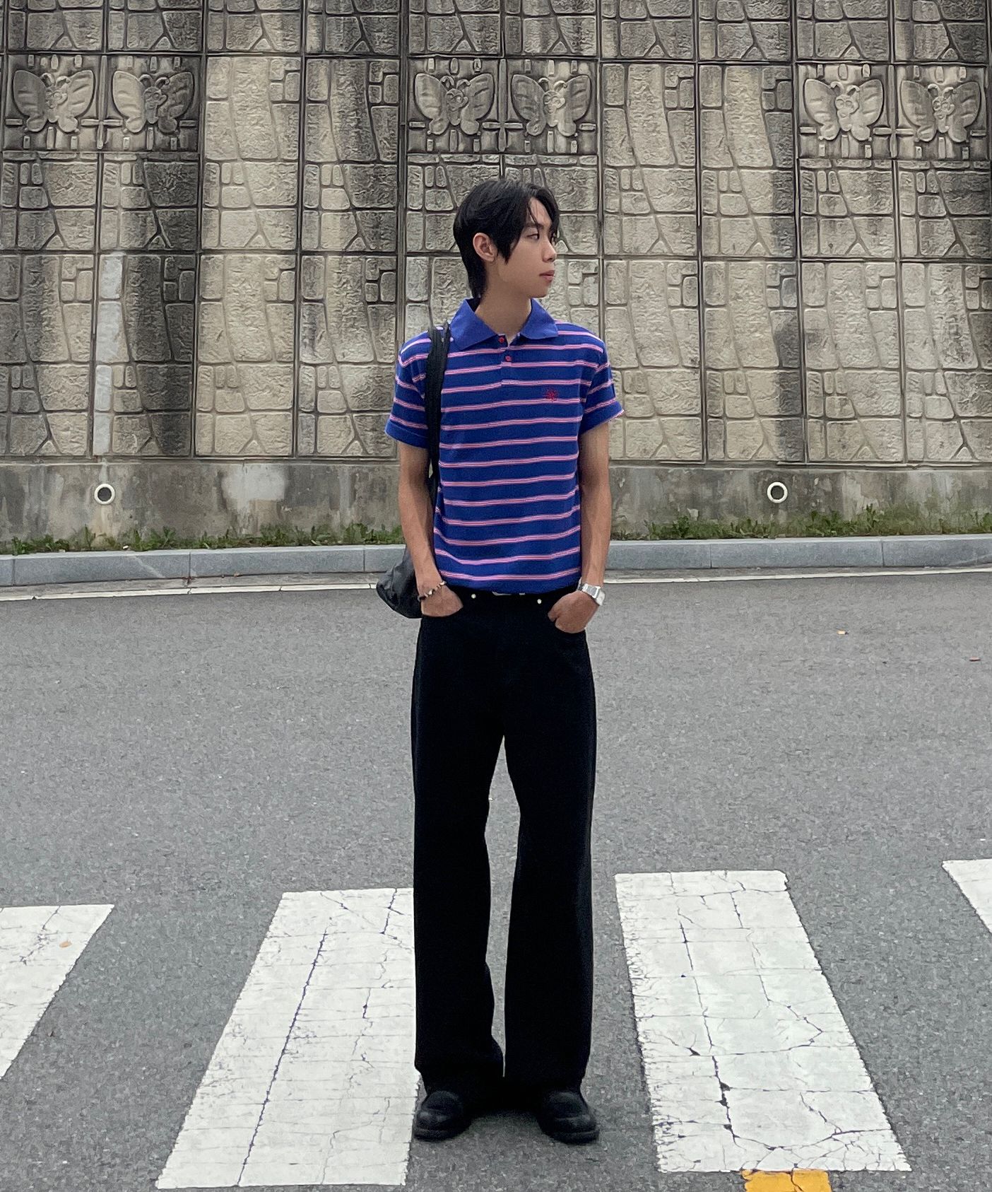 ◇DNSR◇ Signature wide denim pants deep black DNSR】Signature wide denim pants black | OUR BRAND,DNSR