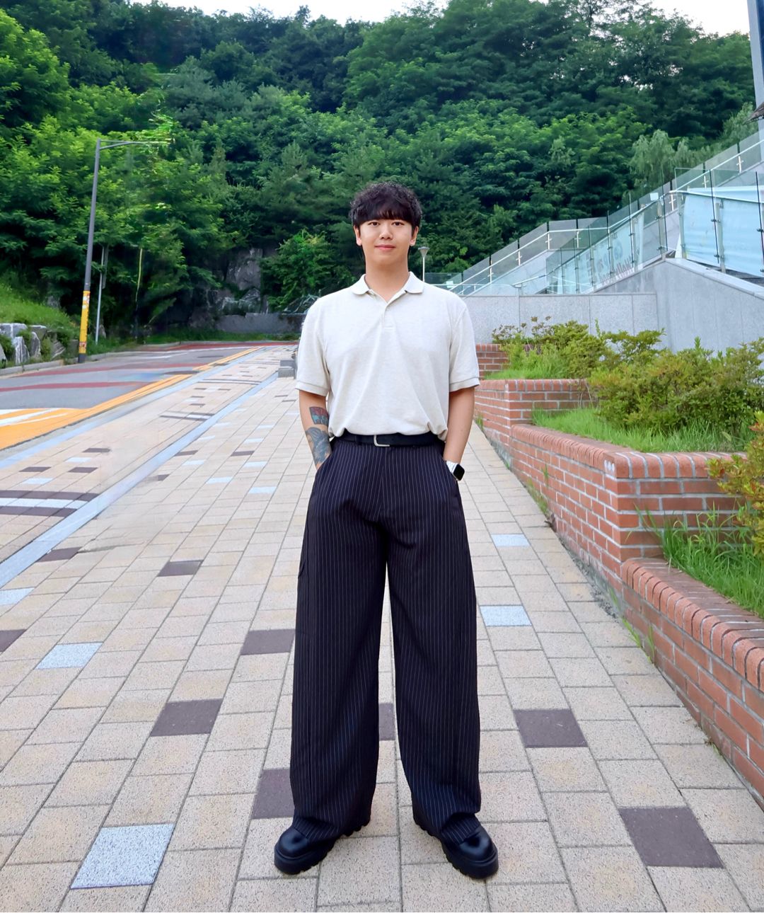 パンツ SIGNATURE Multi-tuck wide slacks black 25SS2MTS-001 MUSINSA | SIGNATURE Multi-tuck wide slacks [black]