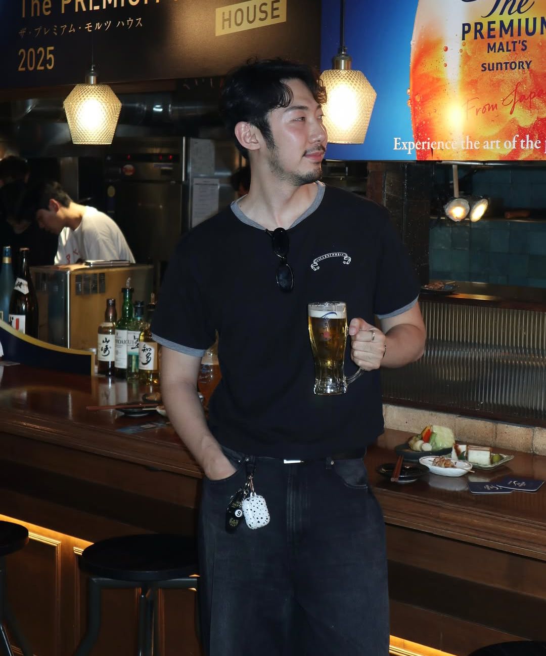 【BADBLOOD】Cosmo Reflective Ringer T-Shirt ★男女共用★ MUSINSA公式 | BADBLOOD Cosmo Reflective Ringer T-Shirt