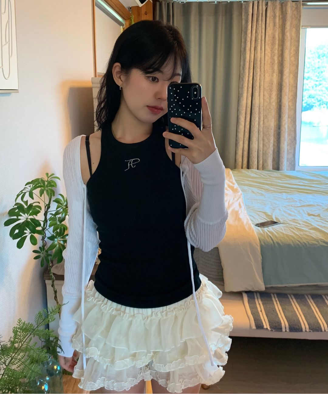 MUSINSA公式 | ROUGHNECK tutu pants skirt black