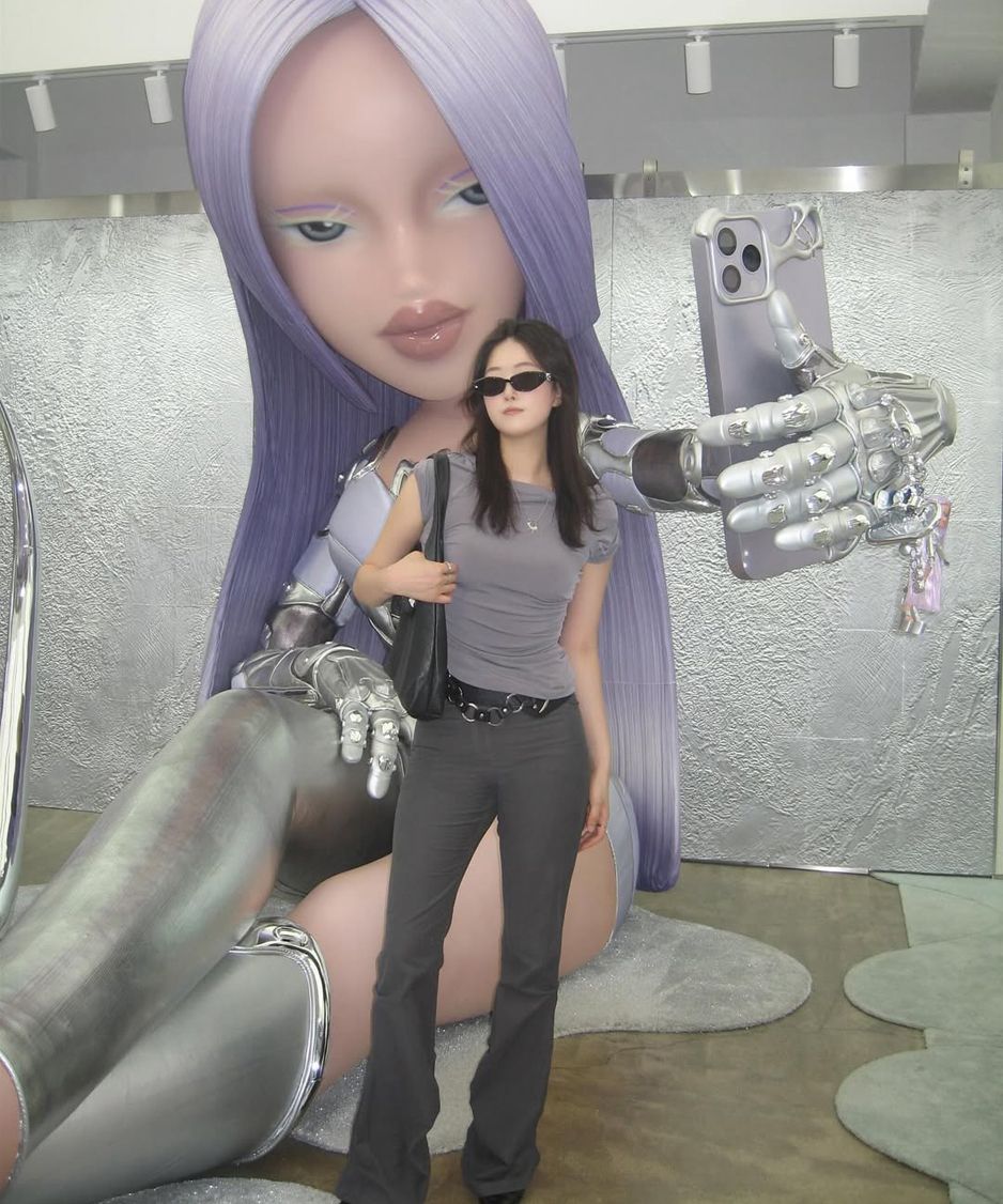 MUSINSA公式 | MISEKI SEOUL Cotton shirring bootscut pants BROWN