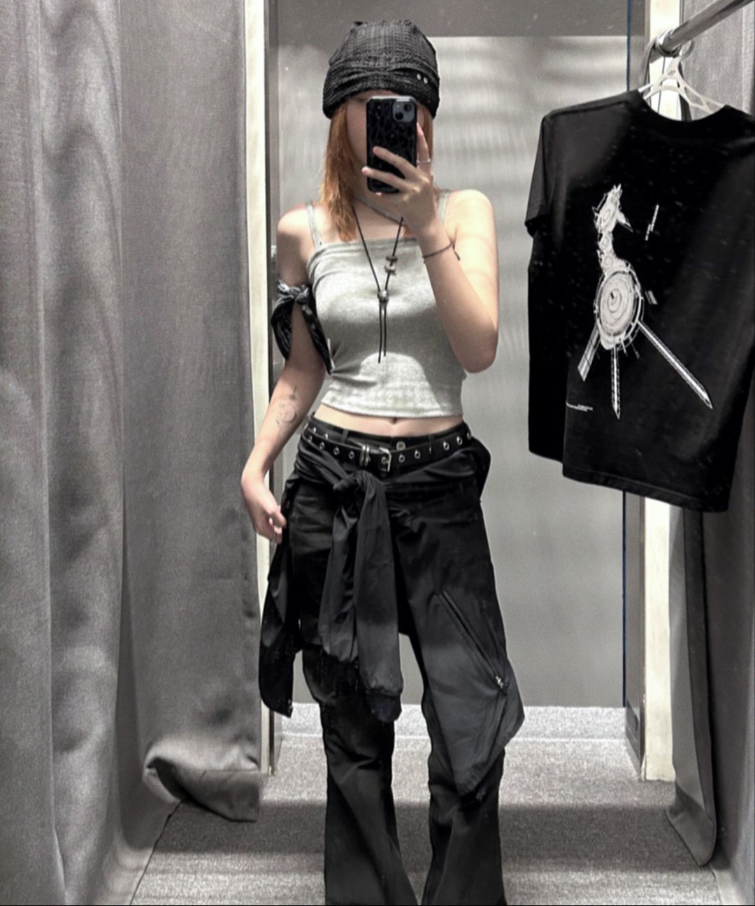 MISEKI SEOUL ■ Pocket cargo bootscut pants Miseki seoul】Shirring bootscut pants | OUR BRAND,Miseki
