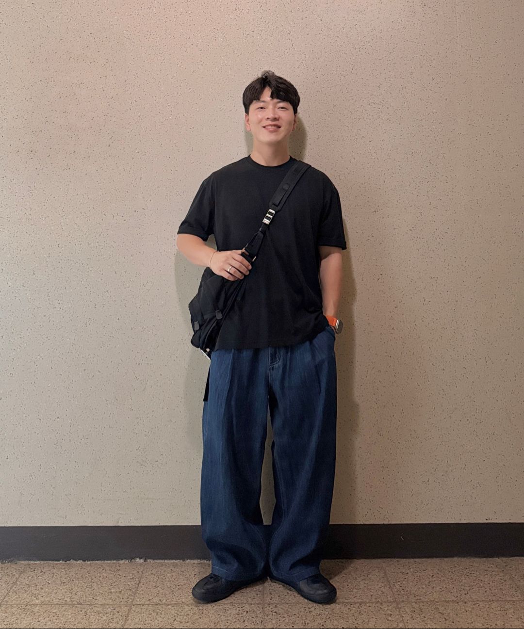 【U LAN】Likee semi-balloon washed denim pants MUSINSA | MUSINSA STANDARD Linen-like semi-balloon denim