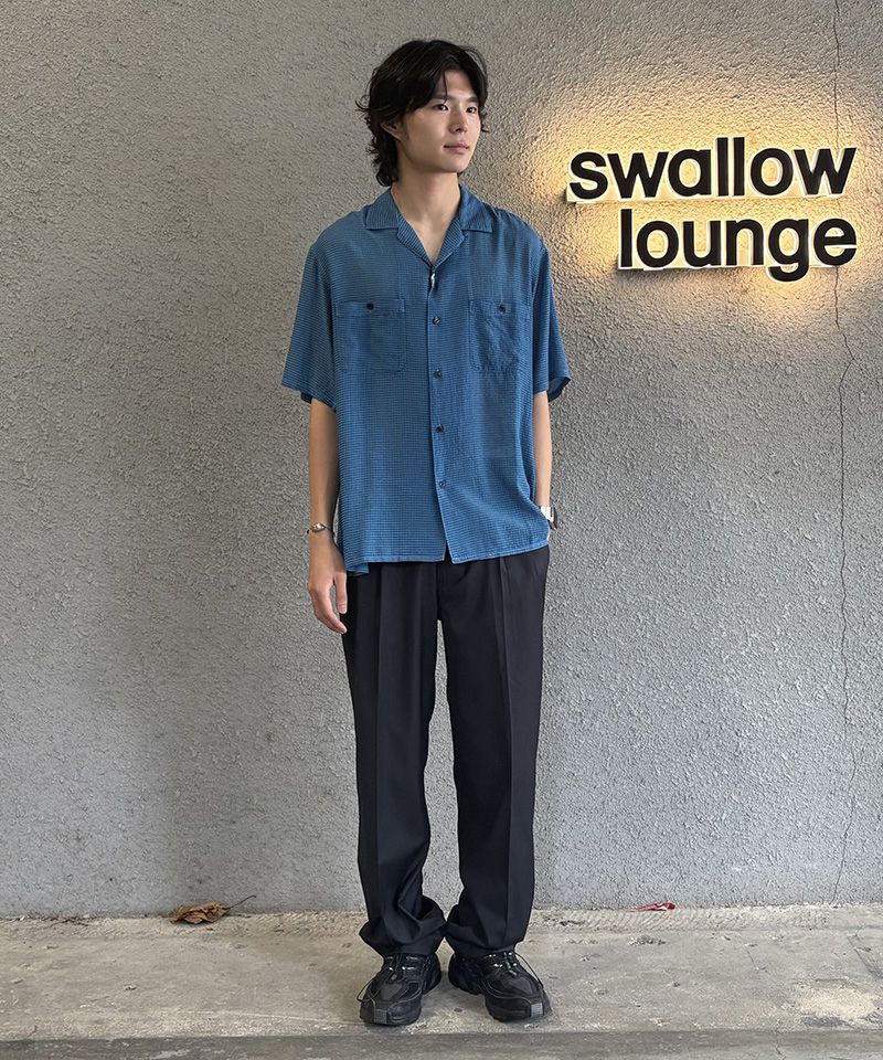 パンツ ANOTHER OFFICE Santiago Garment Pants MUSINSA | ANOTHER OFFICE [SS] Santiago Slacks Standard (Black)