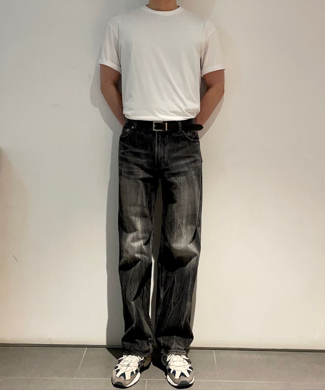 【 DOFFJASON 】 天然牛革 MINIMAL SQUARE HARD LEATHERベルト MUSINSA公式 | DOFFJASON Minimal Square Hard Leather Belt