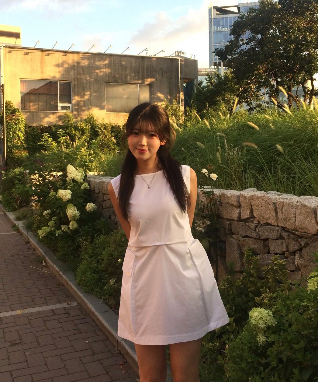 MUSINSA | MISEKI SEOUL Pocket shirts one piece WHITE