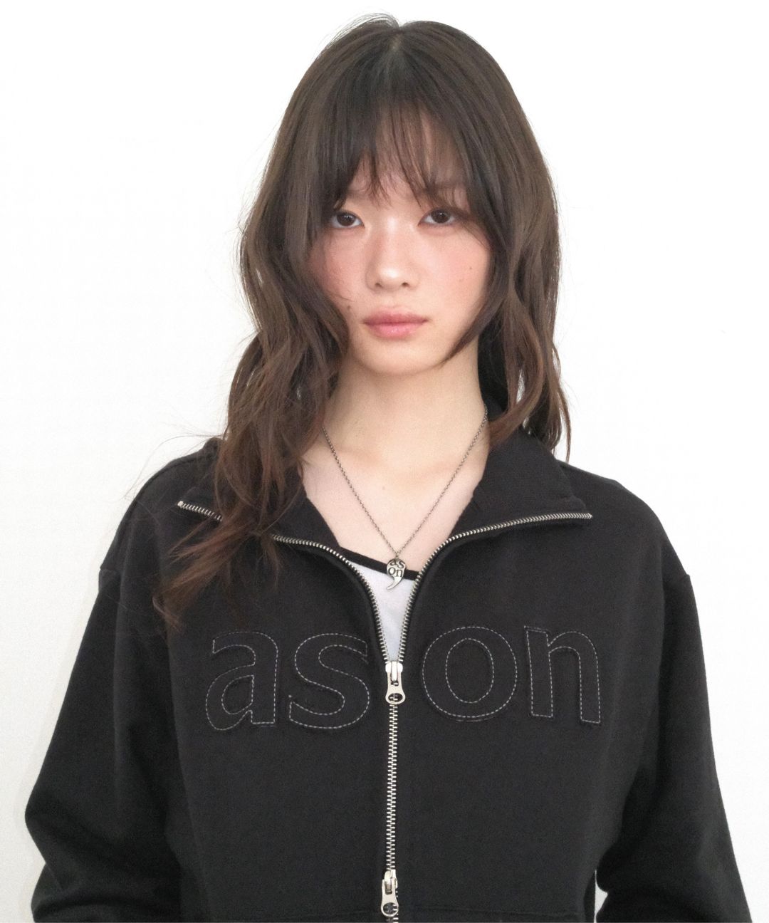 MUSINSA公式 | ASON BAY SWEAT ZIP-UP / GRAY