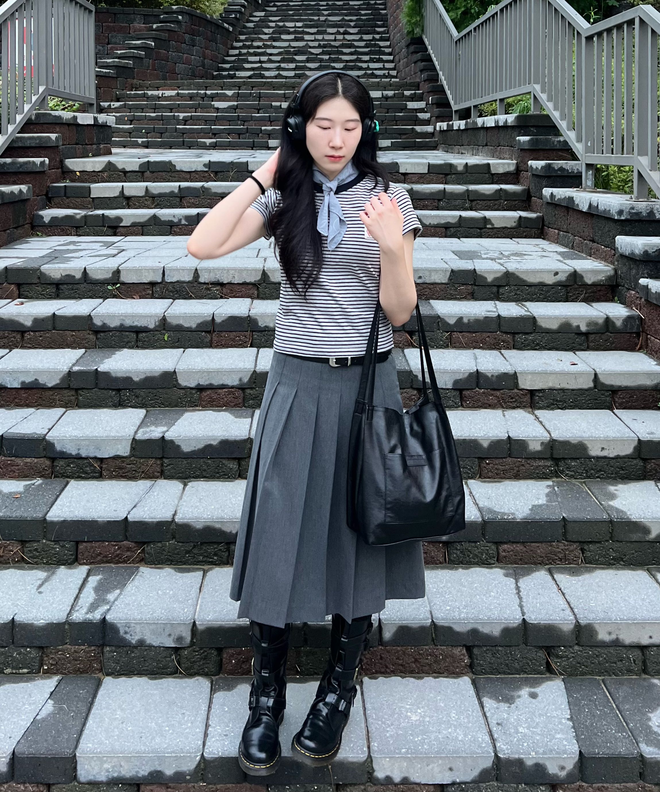 スカート MASU 23SS PLEATS SKIRT MASU(エムエーエスユー)のPLEATS SKIRT MIDNIGHT BLACKの通販