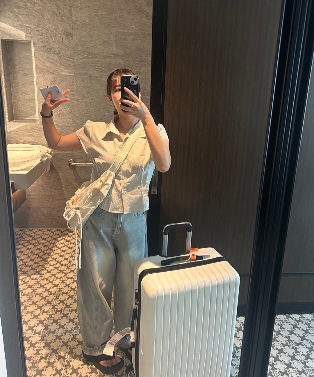 MUSINSA公式 | fennec LASSIE BAG - FRINGE IVORY