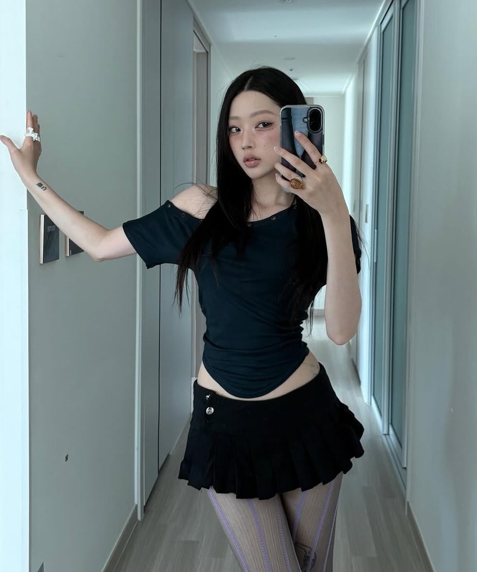 MUSINSA公式 | PLEASENOFOLLOW Harry Button Unbal Shirring