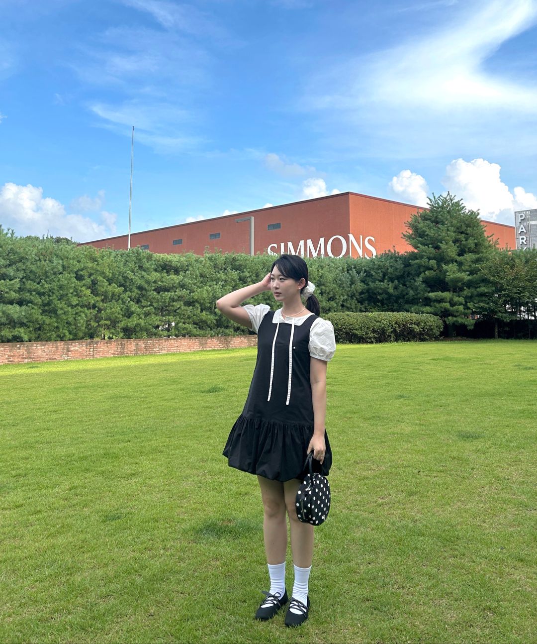 MUSINSA | HEEARI Luna Tambourine Tote Bag_Dot