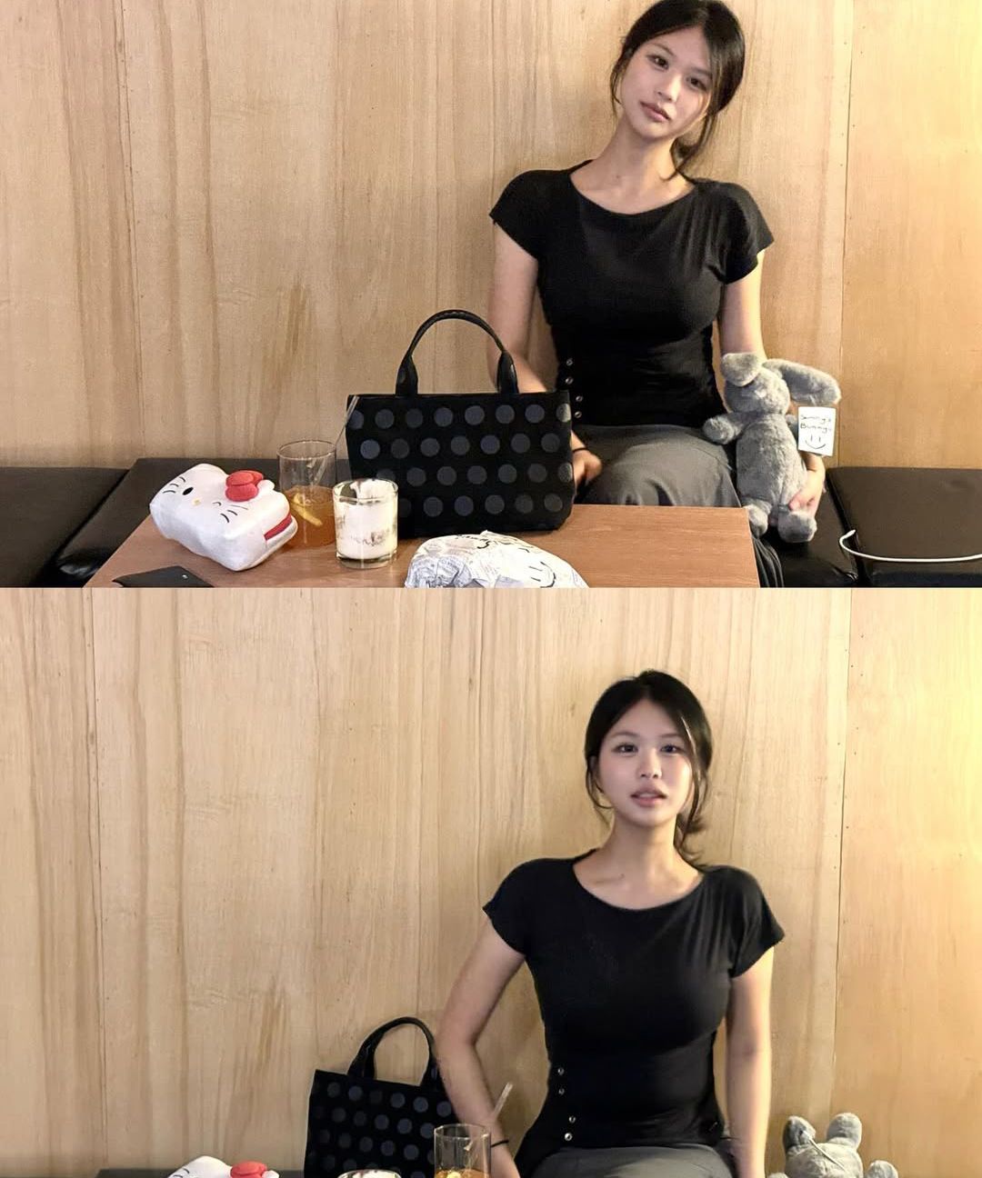 MUSINSA | MISEKI SEOUL Flare long skirt BLACK