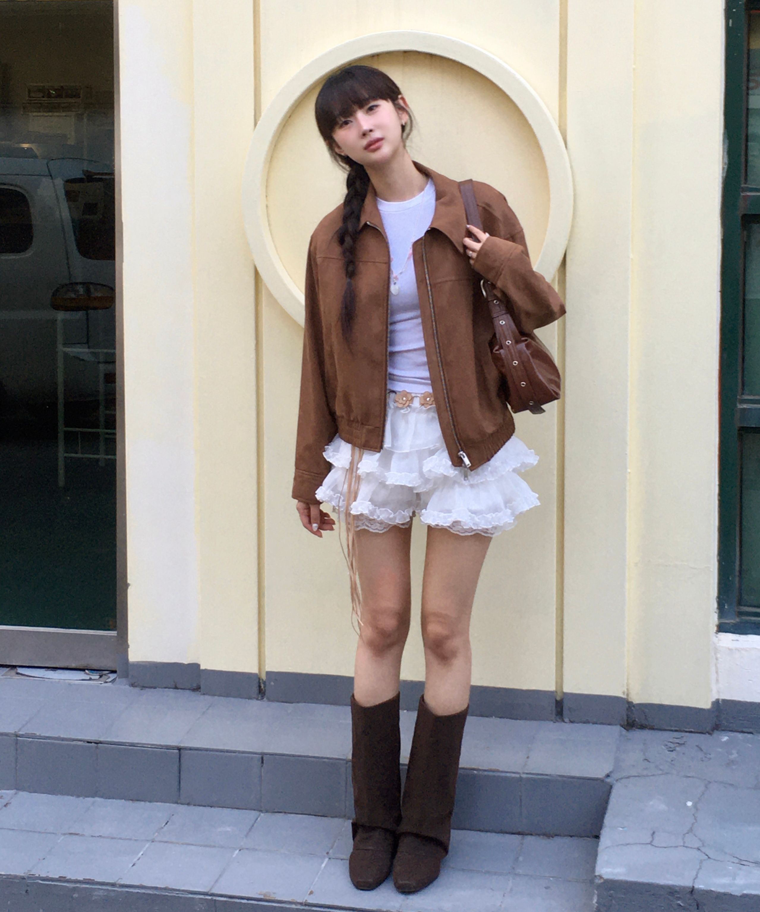 MUSINSA公式 | ROUGHNECK tutu pants skirt cream