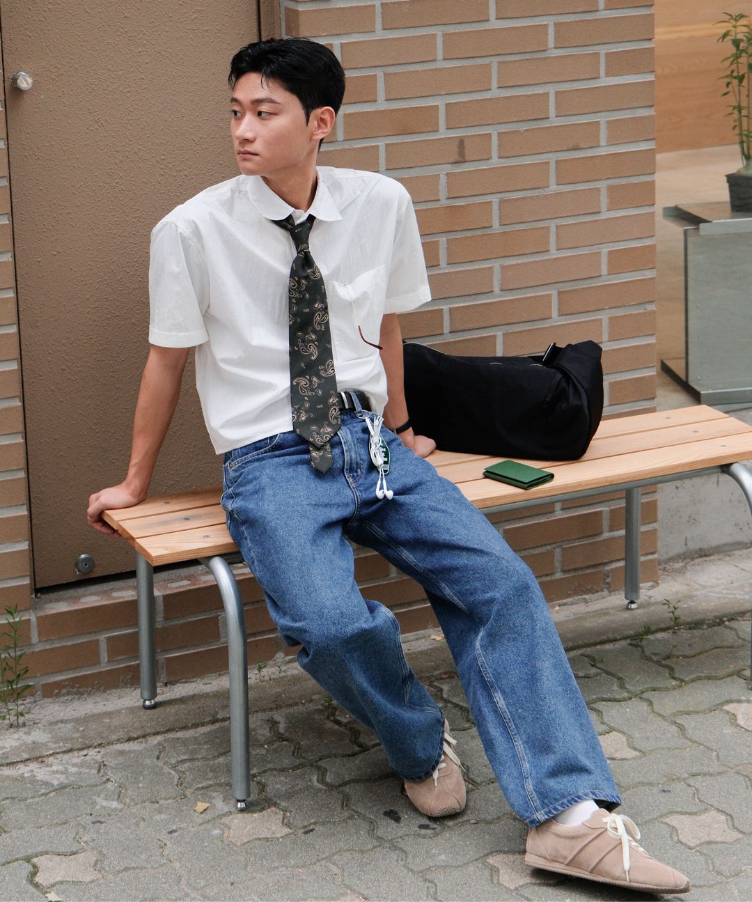 무신사 스탠다드(MUSINSA STANDARD) 시티 레저 CN 오버사이즈 반소매