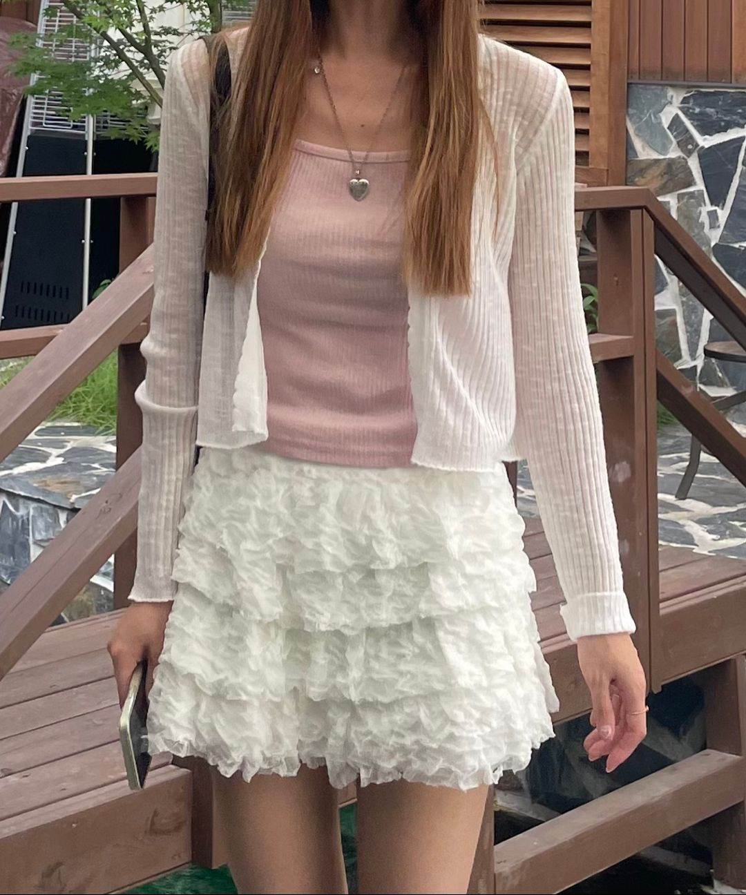 MUSINSA公式 | CRANK Cancan frill mini skirt_ivory