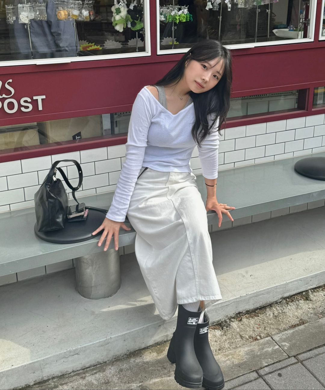 MUSINSA | ROCKFISH WEATHERWEAR PLATFORM RAIN BOOTS MIDDLE - 4 colors
