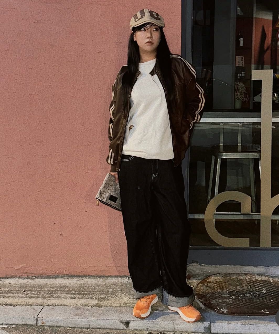 ジャケット・アウター SUPERSUB Leather Jumper musinsa MUSINSA | SUPERSUB Vintage Track Biker Leather Jumper - Black