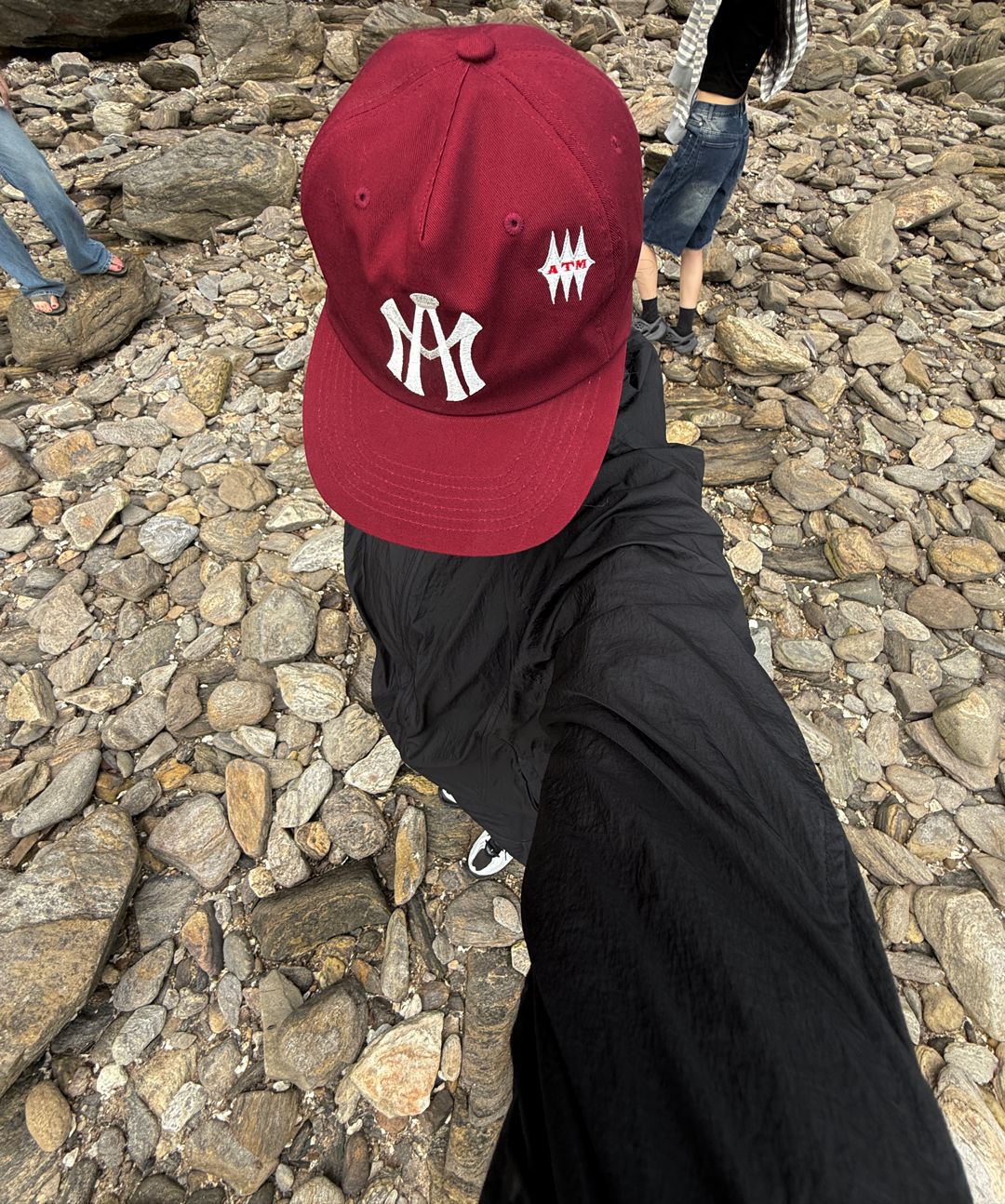 MUSINSA公式 | Aftermath ATM LOGO BALL CAP [NAVY]