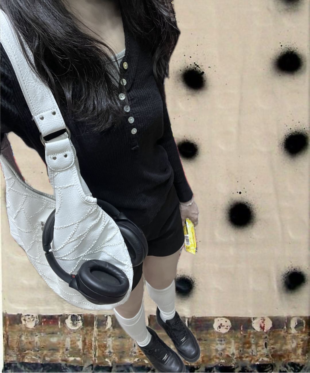 MUSINSA | ASON BECKY SHOULDER BAG / WHITE