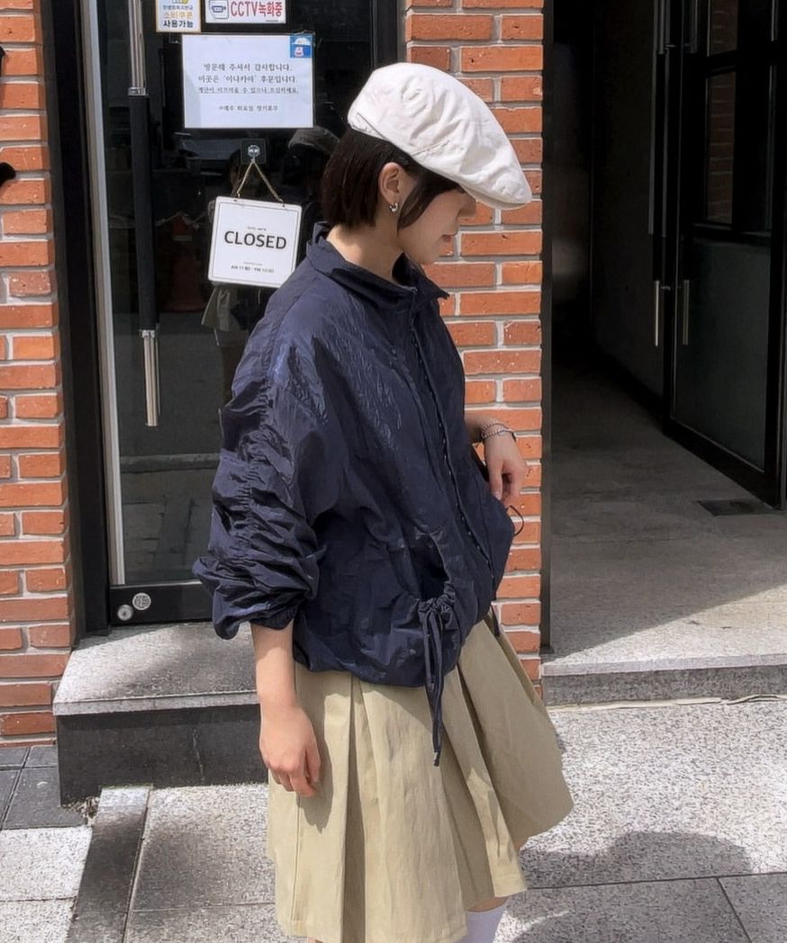 PARTIMENTO WOMEN MUSINSA 韓国　ジャケット MUSINSA公式 | PARTIMENTO WOMEN シアシャリングトラックジャケット_