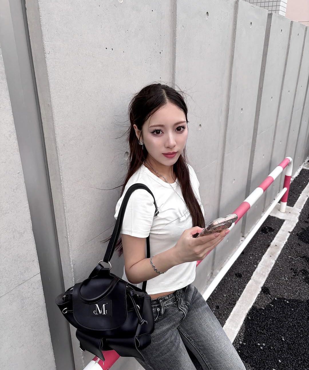 MUSINSA公式 | MUCENT アレンツーポケットレザーミニバックパック 男女共用