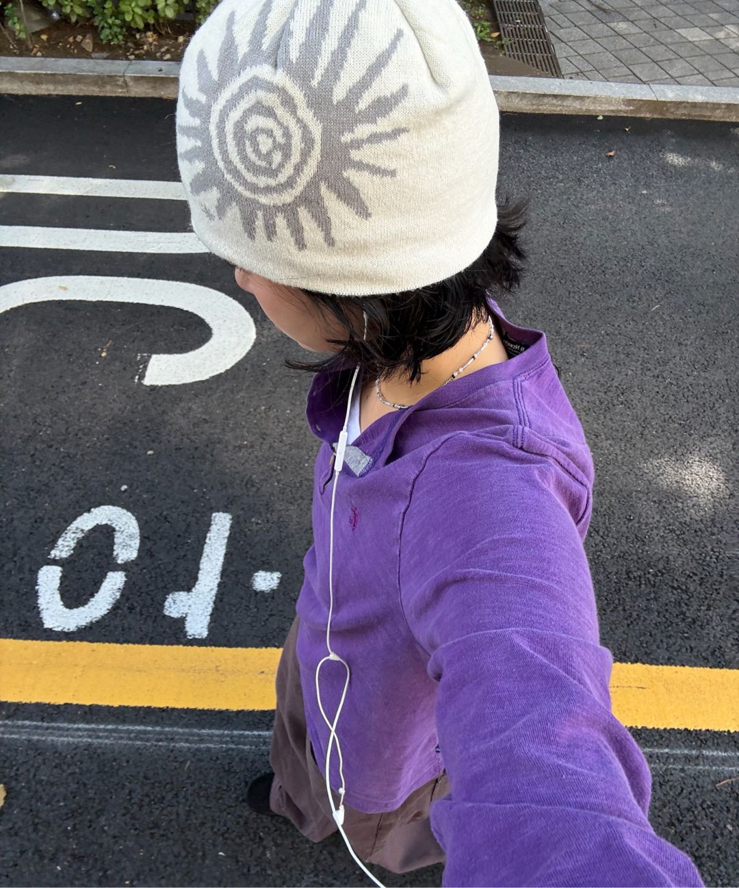 MUSINSA公式 | AAKAM Sun Jacquard Beanie (Black)