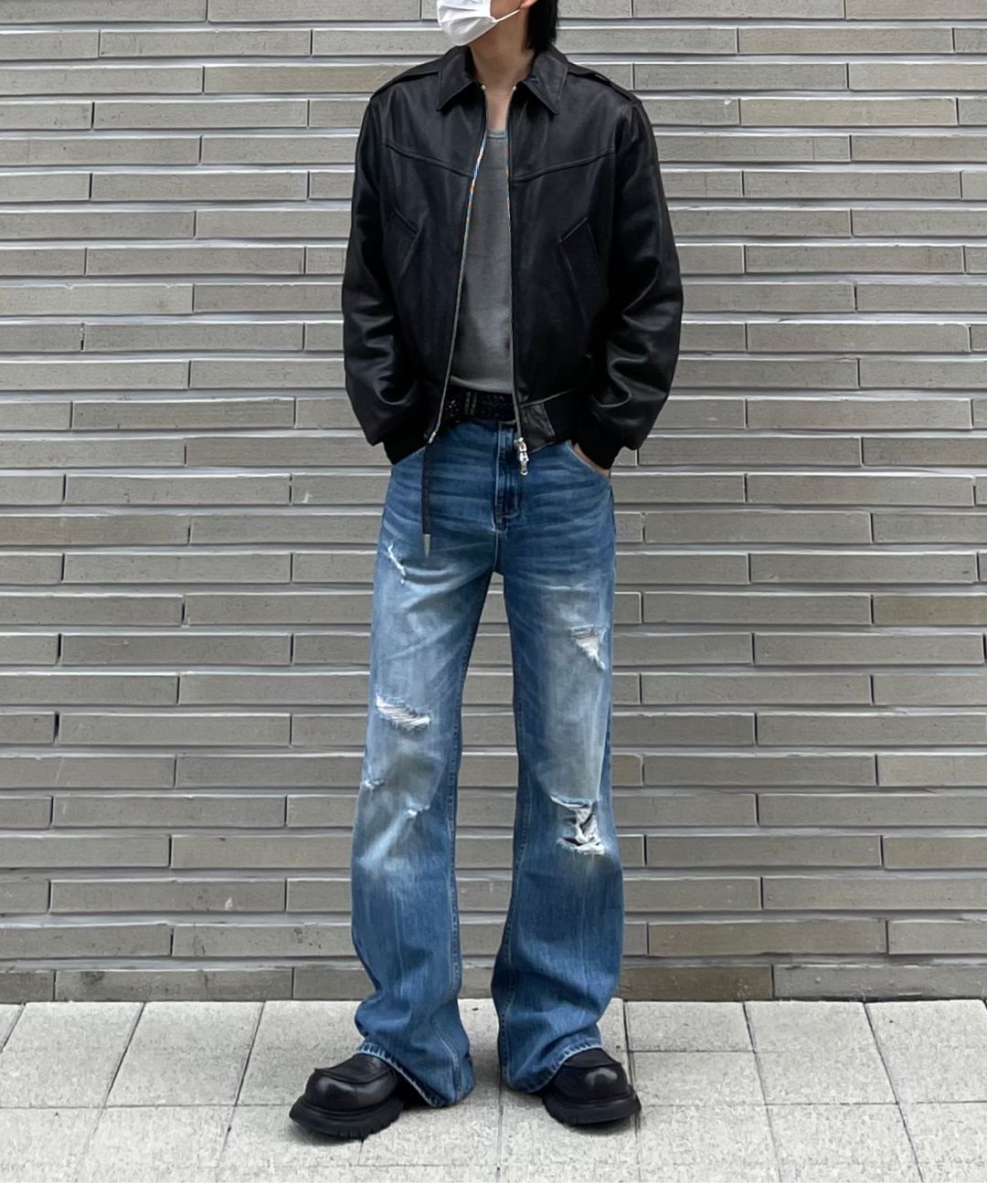 MUSINSA公式 | DNSR マンモス ウェスタン ホースレザー ローファー