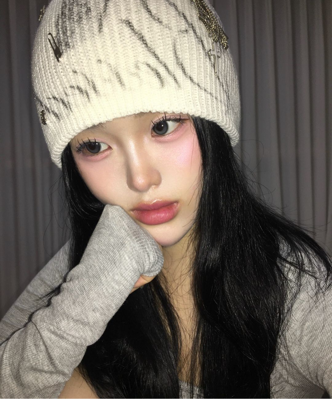 2000Archives ビーニー aespa ウィンター着用 [2000Archives] BLESSED BEANIE