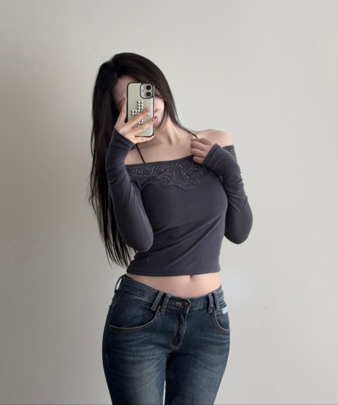 MUSINSA | PLEASENOFOLLOW 25Vintage Washing Boots-Cut Denim