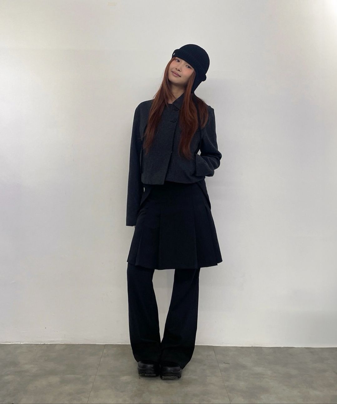 スカート misekiseoul Pleats midi skirt pants SET misekiseoul Pleats midi skirt pants SET 【公式通販】