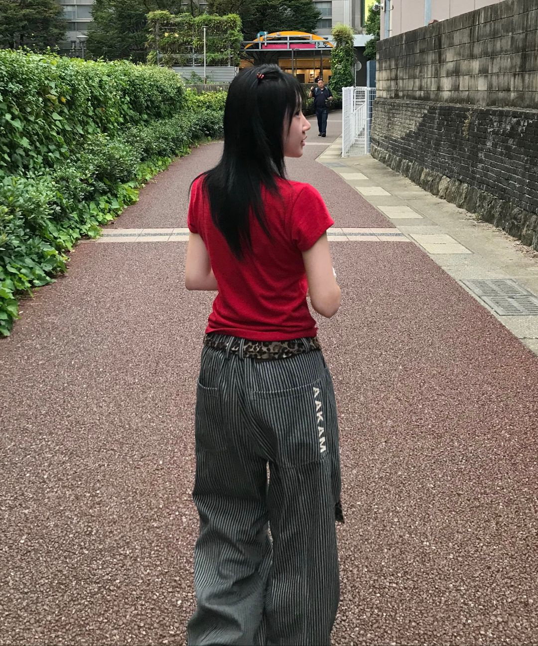 AAKAM Denim Pants (Black) 最終値下げ AAKAM】Cinch Back Denim Pants