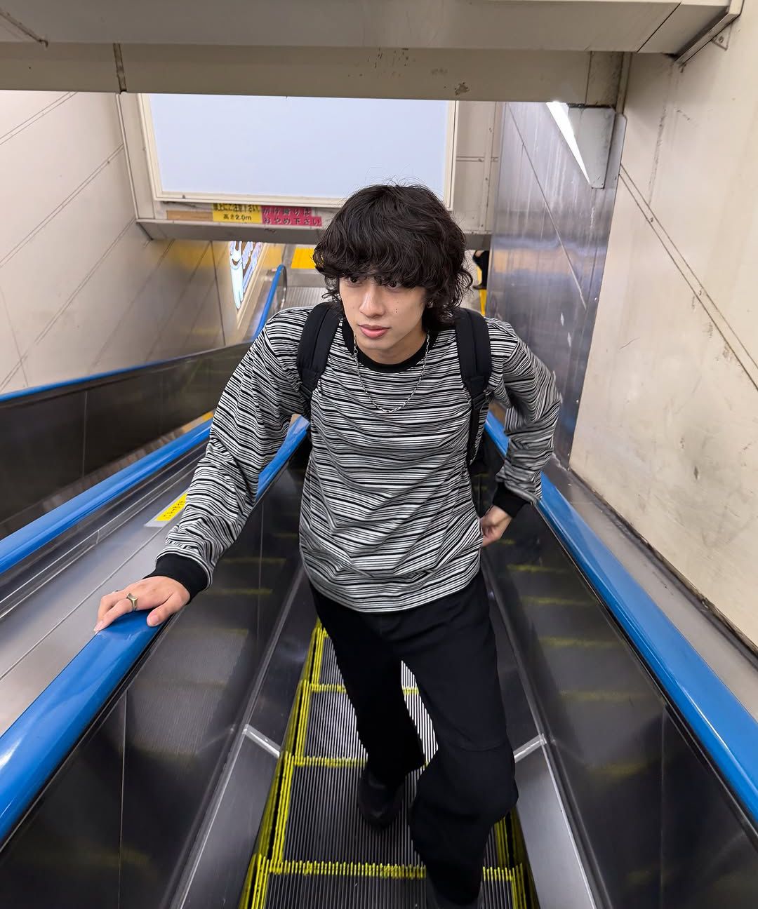 MUSINSA公式 | AEAE WEB LOGO CHECK GYM SACK [BLUE]
