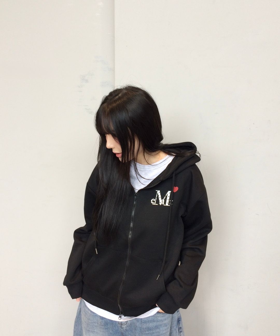 韓国 新品 MUCENT ムセント ラブリッツミニハートロゴフードパーカー 楽天市場】MUCENT（ムセント） Lovelitz Mini Heart Logo Hood Zip-up