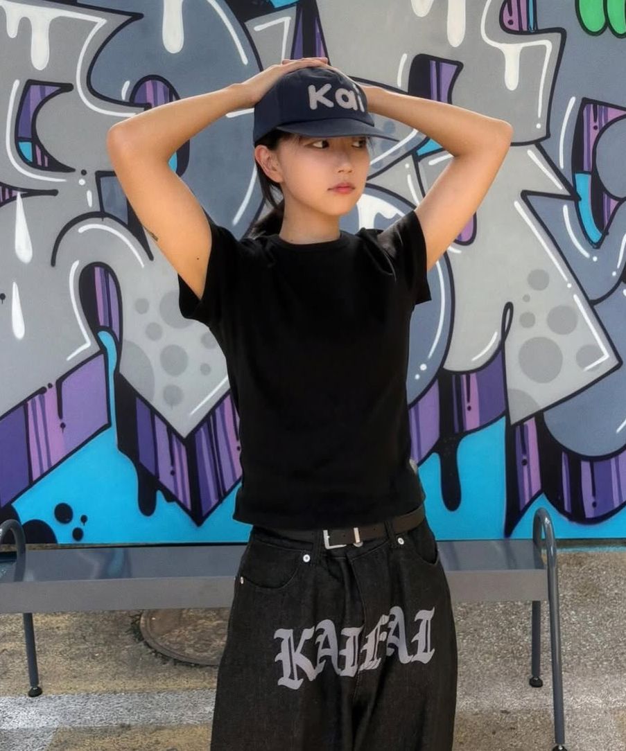 MUSINSA | KAIFAI Kai Logo Cap (Navy) K25ZE183