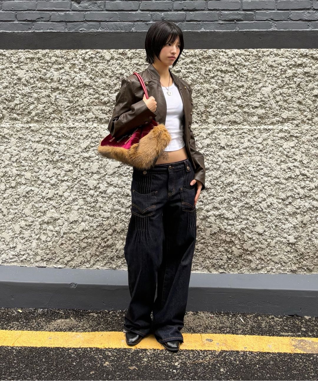 스컬프터(SCULPTOR) Fluffy Slouch Velvet Bag Mint - 사이즈 & 후기