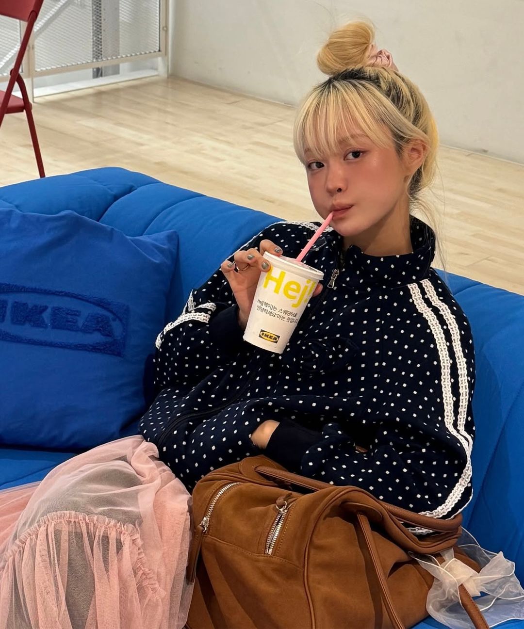 ジャケット・アウター CRANK Rose Dot Track Jacket_Oatmeal 000000016815_hh8fnm5.jpg