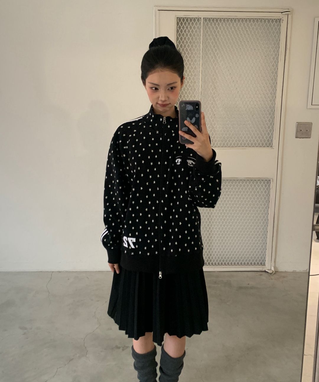 トップス ITZAVIBE CAT GIRL EYE TRACK JACKET MUSINSA | ITZAVIBE CAT GIRL EYE TRACK JACKET