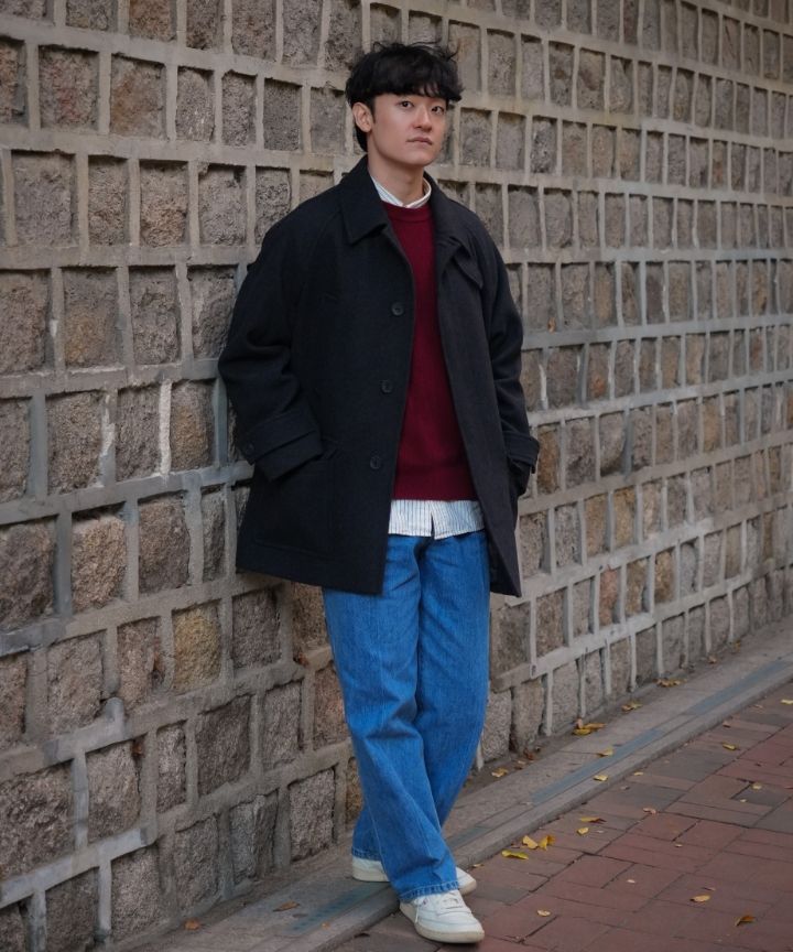 MUSINSA公式 | MUSINSA STANDARD ウールブレンドオーバーサイズマフ