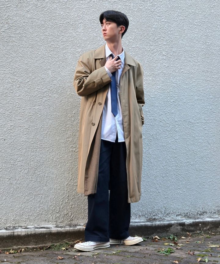 MUSINSA公式 | MUSINSA STANDARD ツーピンタックワイドチノパンツ