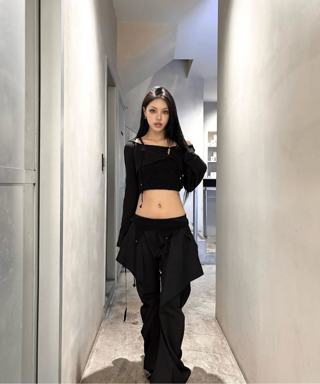 카시코(KASHIKO) Layered Strap Pants Khaki - 사이즈 & 후기 | 무신사