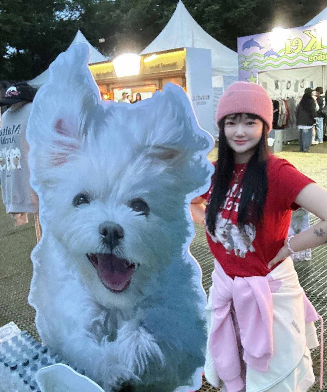イーペ   マルチーズ Tシャツ♬ MUSINSA公式 | WAI KEI マルチーズアーカイブ半袖Tシャツブラック
