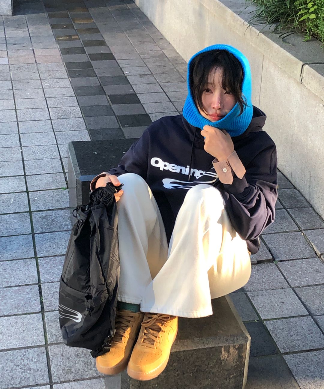 MUSINSA公式 | OPENING PROJECT Identity Down Jacket - Black