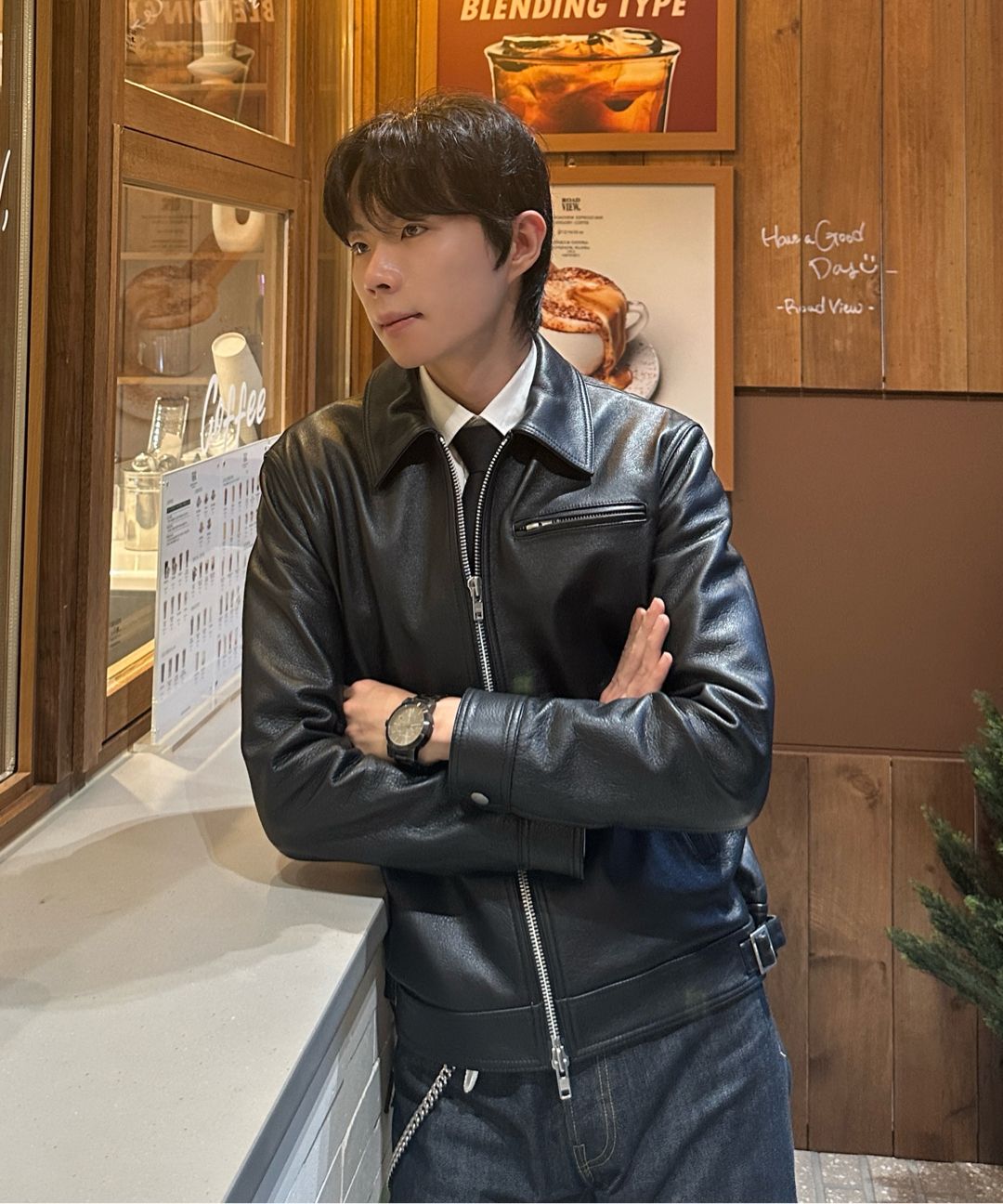 MUSINSA公式 | DOFFJASON 牛革シングルジャケット