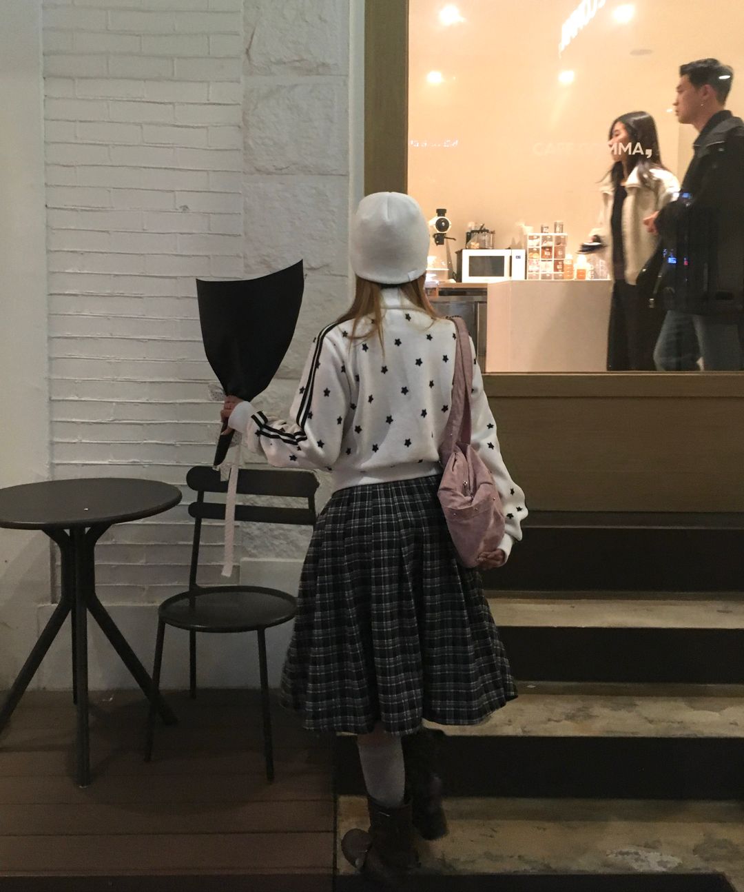 셋업이엑스이(SETUP-EXE) STAR SPORTY ZIP-UP / WHITE - 사이즈 & 후기